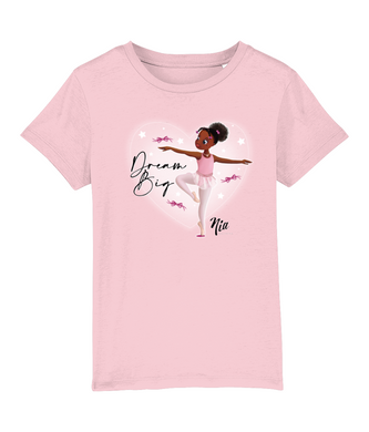 Nia Ballerina T-Shirt - Passe Releve Ballet Pose